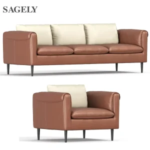 Modern Design PU Leather Sofa Set for Commercial Use in Warehouse Gym Mall Villa & Hospital with 5 Year Warranty