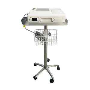 Modern Design Portable Mobile Stand Trolley Cart Aluminum Alloy Stainless Steel for ECG Machine for Hospitals