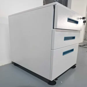 Modern Design Premium Vertical Steel Under Desk Cabinet with 3 Drawers for Office Hospital School Living Room Document Storage
