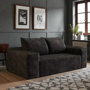 Modern Design Reclining Fabric Two Seat Compressed Sofa Bed Comfortable Lounge for Hotel Use