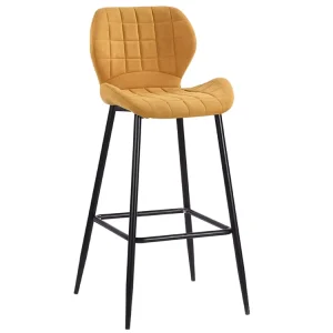 Modern Design Round Seat Covered Bar Stool
