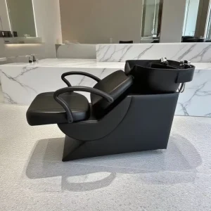 Modern Design Salon Furniture Factory Direct Hair Washing Chair with Foot Pedal Shampoo Bed
