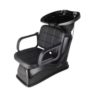 Modern Design Salon Furniture Synthetic Leather Standing Shampoo Chair with Massage Features for Beauty Barber Gym Use