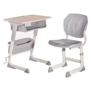 Modern Design School Chairs and Tables Set Classroom Furniture Adjustable Student Desk Middle School Study Table and Chair