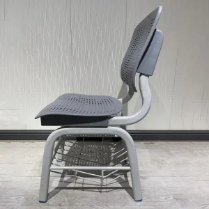 Modern Design School Furniture Desks and Chairs Metal Plastic Material for Classroom Dormitories Library Use