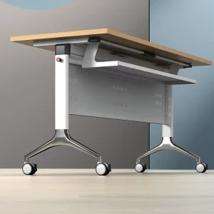 Modern Design School Training Desk Office Foldable Office Desk Training Table Meeting Table Stackable Table With Flip Top