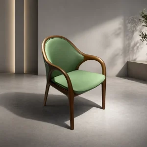 Modern Design Solid Wood Dining Chair Home Hotel Furniture with Leather for Hotel and Villa