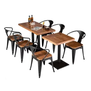 Modern Design Stackable Industrial Metal Dining Chair for Hotel Restaurant Apartment Home Bar Use Outdoor Indoor