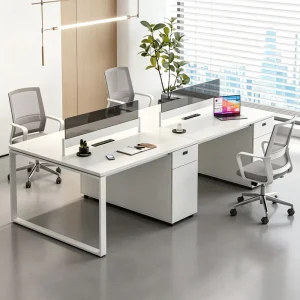 Modern Design Standard Dimensions Double Sided Office Furniture Desk 2 6 Person Worker Workstation Office Computer Desk