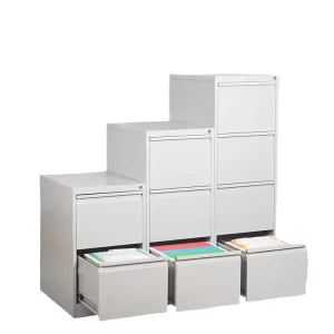 Modern Design Steel 4 Drawer Lockable Adjustable Filing Cabinet with Key Lock for Home Office Hospital School Use
