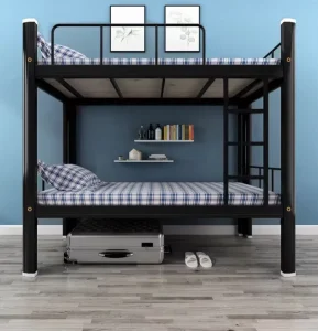 Modern Design Steel Bunk Bed Metal Bed for Dormitory Bedroom Apartment School