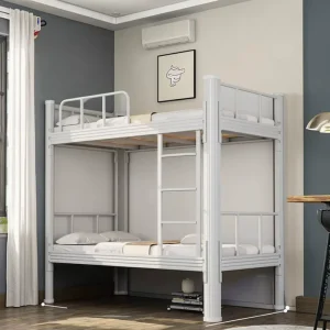 Modern Design Steel Bunk Bed Metal Bed for Dormitory Bedroom Apartment School Hospital