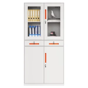 Modern Design Steel Storage Cabinets File Cabinets with Drawers Office File Cabinets Glass Door Steel Office Cabinets Supplier