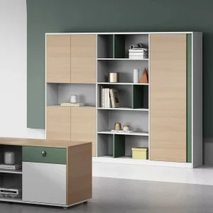Modern Design Storage Cabinet for Office Equipment Stylish Furniture File Cabinet Home Offices School Products Panel Wooden