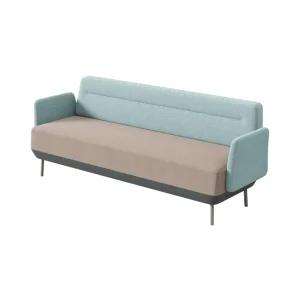 Modern Design Three Seat Office Sofa Eco Friendly Durable Fabric Convertible Modular Commercial Use Apartment Hotel Living Room