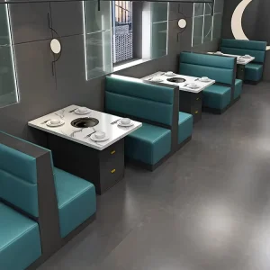 Modern Design Wood Restaurant Tables Chairs Set for Dining Living Room Outdoor Home Bar Use Customizable Commercial Furniture