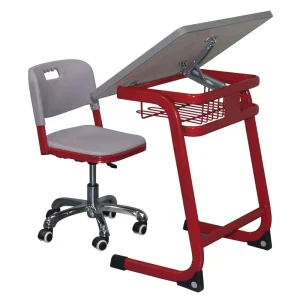 Modern Design Wooden Chair Desk Set Large Selection Styles for School Home Office Living Room Commercial Furniture