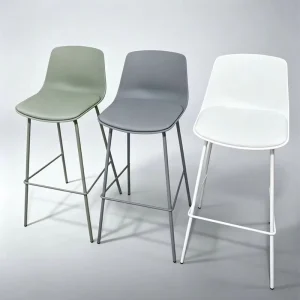 Modern Design bar Furniture Leisure bar Stool Home Furniture High Chair for Kitchen Coffee Shop Plastic bar Stool for Sale