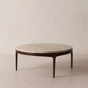 Modern Designer Durable Marble Wood Side Table for Hotel Living Room or Home Office Coffee Table