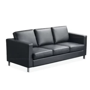 Modern Designs Office Living Room Sofa Simple PU Leather Sofa