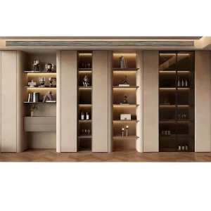 Modern Desk Bookshelf Multifunctional Space Saving Eco Friendly Wood Design for Home Office Living Room Free Customizable