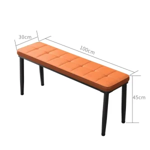 Modern Dining Bench with Comfortable Seat for Dining Room Living Room Office or Study