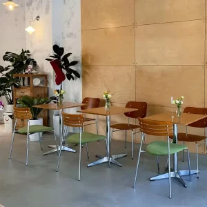 Modern Dining Tables & Chairs Ideal for Cafes & Snack Bars Versatile Chair Pairing Options