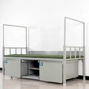 Modern Dormitory Adjustable Bunk Bed with Desk and Drawers
