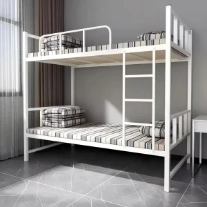 Modern Double Layers Steel Adjustable Full Size Dormitory Bunk Bed