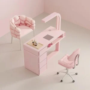 Modern Double Tables Nail Salon Furniture Nail Art Beauty Salon Supplies Desk Manicure Table