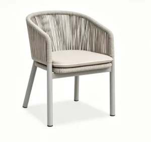 Modern Durable Aluminum Alloy Portable Outdoor Dining Chair
