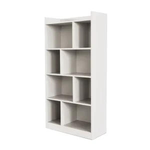 Modern Durable Iron Bookshelf Steel Book Rack for Classroom Library School Hotel Living Room Use Metal Furniture