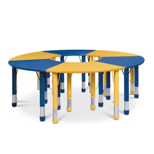 Modern Durable Metal Fixed Children’s School Table and Chair Set for Classroom Use