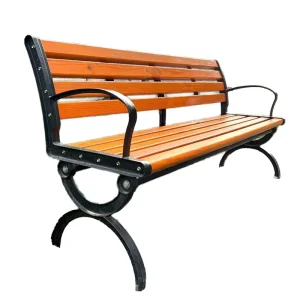 Modern Durable Outdoor Eco Friendly Aluminum Patio Bench Seats Long Row for Mall Park Entry Gym Courtyard Farmhouse School