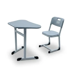 Modern Durable School Classroom Chair Desk Set with Iron Frame Plastic Material Stylish Design for Commercial Use Aoyasi PT 202R