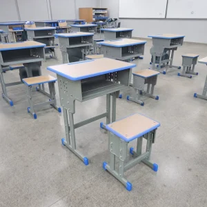 Modern Durable School Desk and Chair Set for Classroom and Bedroom