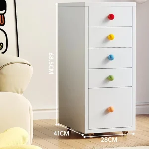 Modern Durable Space Saving Steel Nordic Style Filing Cabinet Eco Friendly Moisture Resistant 6 Drawer Mobile Chest Drawers Key