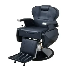 Modern Durable Stainless Steel Classic Luxury 360 Rotating Height adjustable Hydraulic Salon Barber Chair