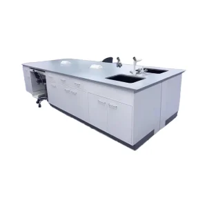 Modern Durable Stainless Steel Laboratory Furniture University Bench Physics Chemistry Lab Work 1 to 8 Drawers