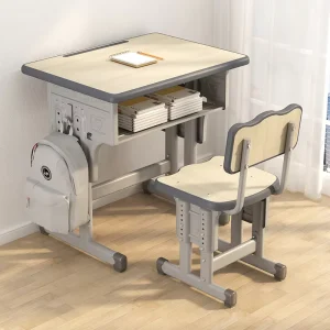Modern Durable Student Desk and Chair Set School Furniture Adjustable Height Eco friendly Factory Desks and Chairs