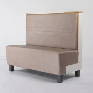 Modern Eco Friendly Durable Steel Frame Cafe Restaurant Large Bench Booth Seat Sofa