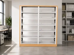 Modern Eco Friendly Metal Bookshelf Rack for Commercial Use in Office School Hotel and Living Room Library Furniture