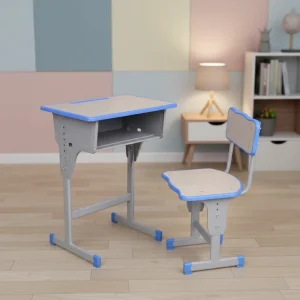 Modern Eco friendly Material School Furniture Set Primary Classroom Student Desk Chair Set