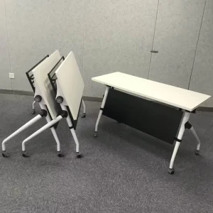 Modern Educational Institutions Training Tables Modular Foldable Flip Top Office Desk for Meetings Training in Schools