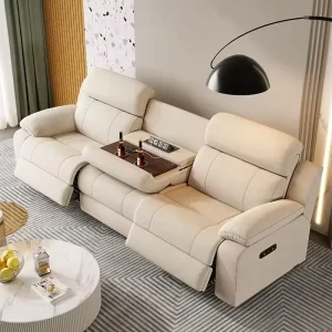 Modern Electric Hot Recliner Sofa Corner Smart Sofa Set L Shape Home Theater Fabric Extendable Metal Multifunctional Sofa Living