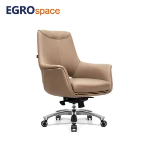 Modern Elegant Furniture Meeting Ergonomic Rolling Waiting Room Boss Executive Leather Office Chair
