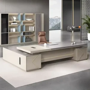 Modern Elegant Office Furniture Premium Executive Desks for Professionals Solid Wood Design