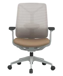 Modern Ergonomic Executive Office Chair with Nylon Frame Swivel Adjustable Height