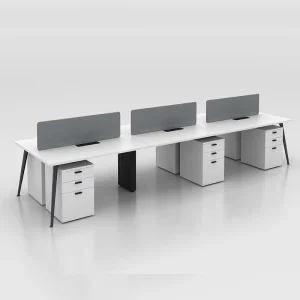 Modern Ergonomic Extendable Staff Desk Workstation Practical Office Daily Use