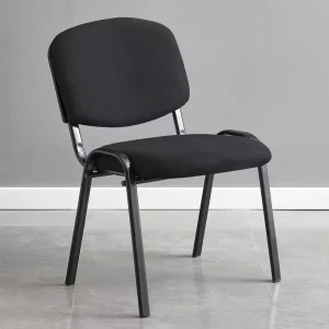 Modern Ergonomic Fabric Office Chair with Stackable Design Durable Metal Frame for Home & Commercial Use